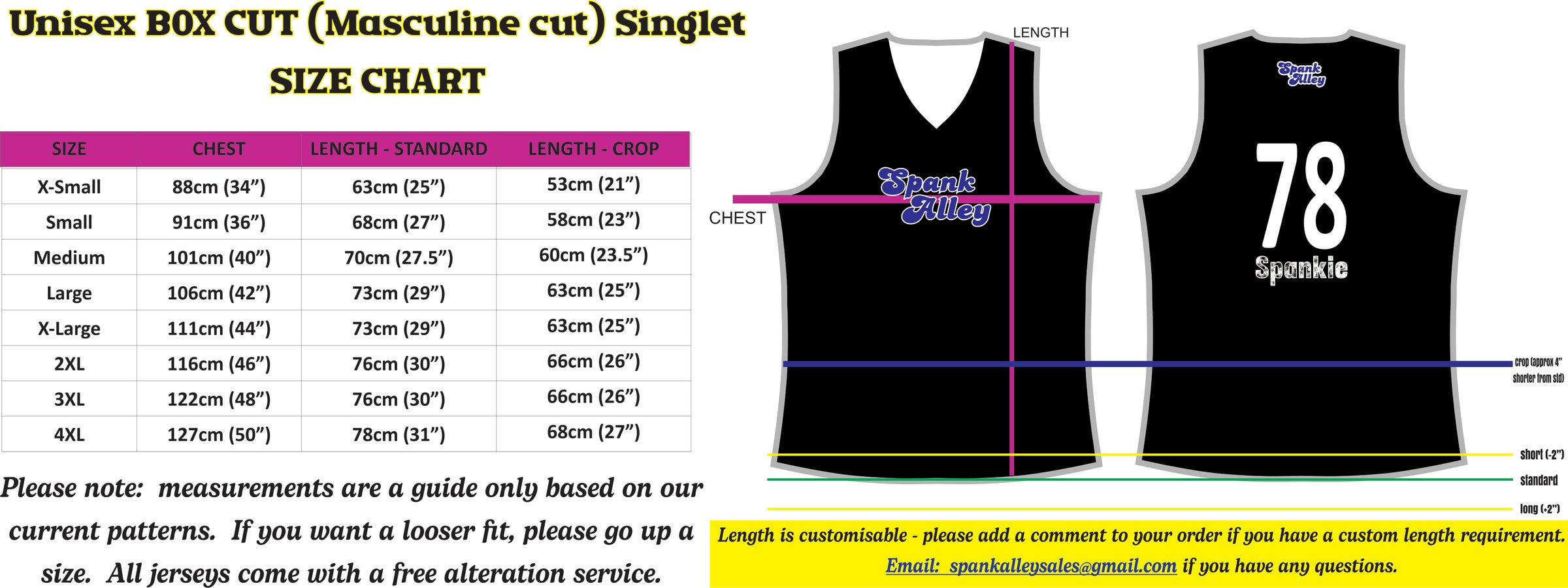 REF Singlet BOX or FEMME | Spank Alley